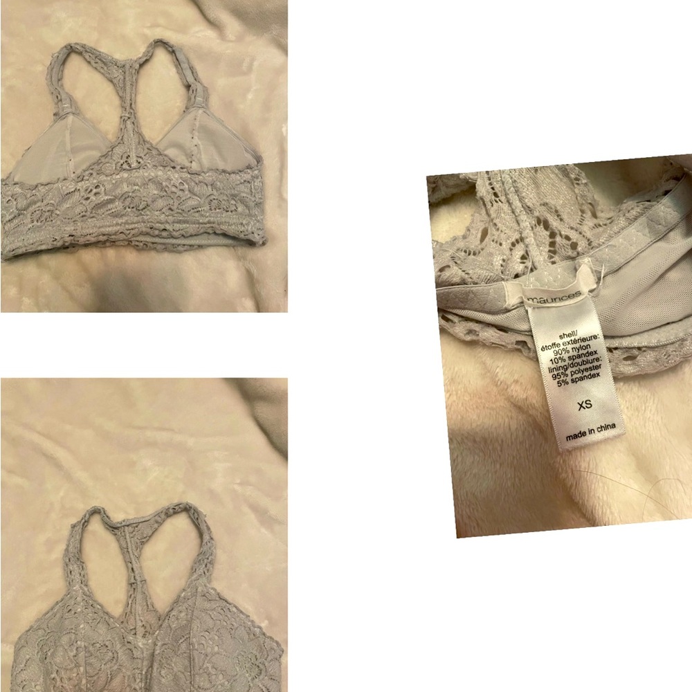White bralette